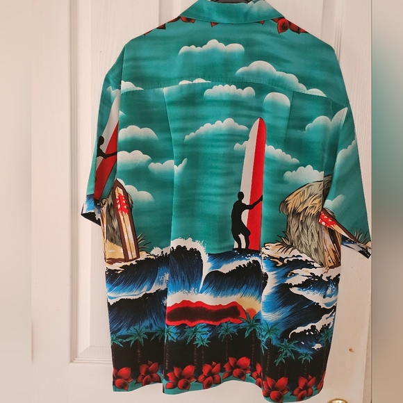 Vintage reservoir world wide Hawaiian style size lg. - Picture 4 of 4